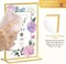 18 Pack 5x7 Acrylic Sign Holder Gold Frame Set – Double Sided Clear Table Number & Menu Display Stands for Wedding, Party, Restaurant, Office & Event Tabletop Decor